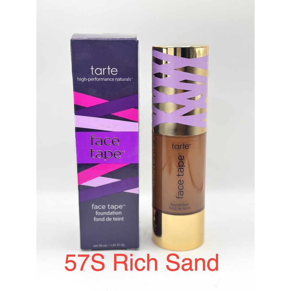 Tarte Face Tape Foundation 57S Rich Sand NEW
